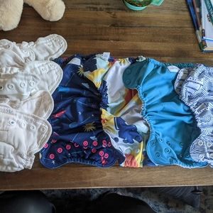 Lot of Esembly size 1 diapers